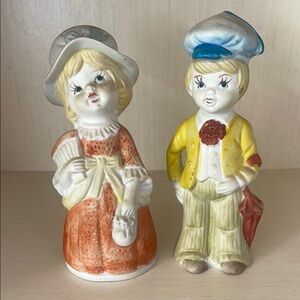 Vintage Ceramic Boy and Girl Figurines